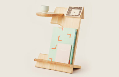 The Bookmarker Table by studioYO Keeps Everything in Its Place