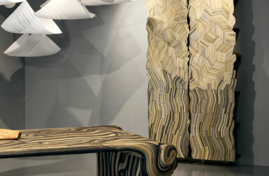 Swirling Elements Form Striking Shadows in Fragmenti by Daniele Papuli