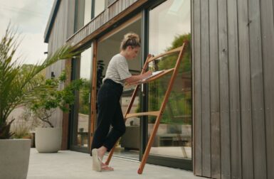 The Leandesk Turns Walls + Windows Into a Home Office