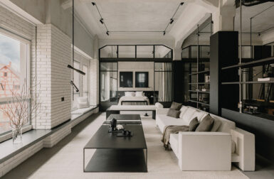 Milo Apartment by OZA Design Recalls an Epoch of Structural Art