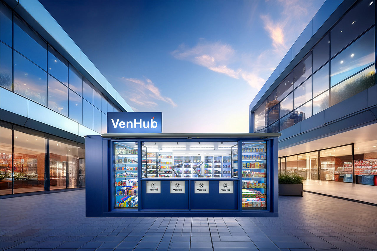 VenHub Uses AI to Reimagine Fully Robotic Smart Stores